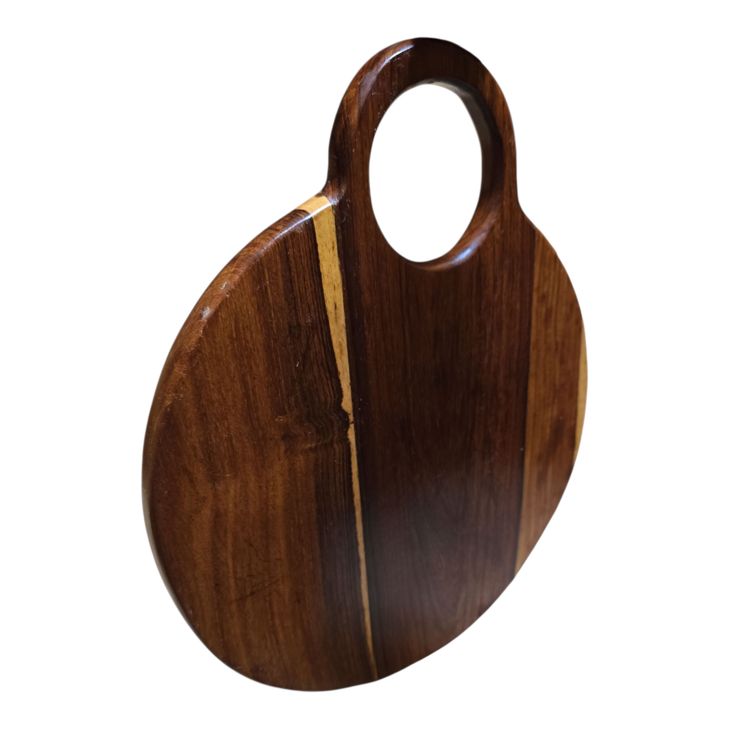 Sarsoua Wood Round Serving Board with Handle