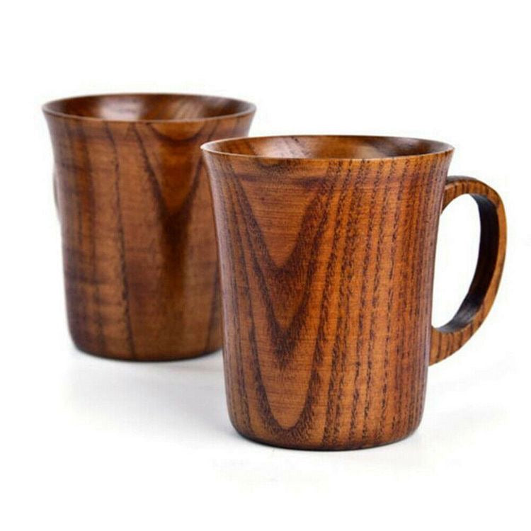 Handcrafted Natural Wood Mug