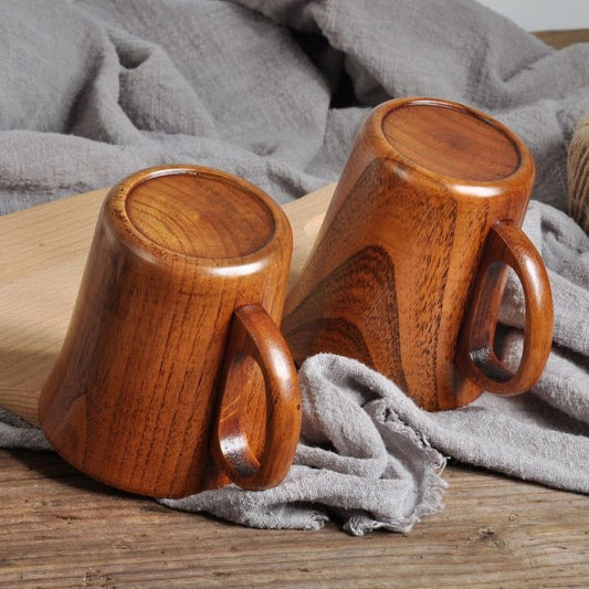 Handcrafted Natural Wood Mug