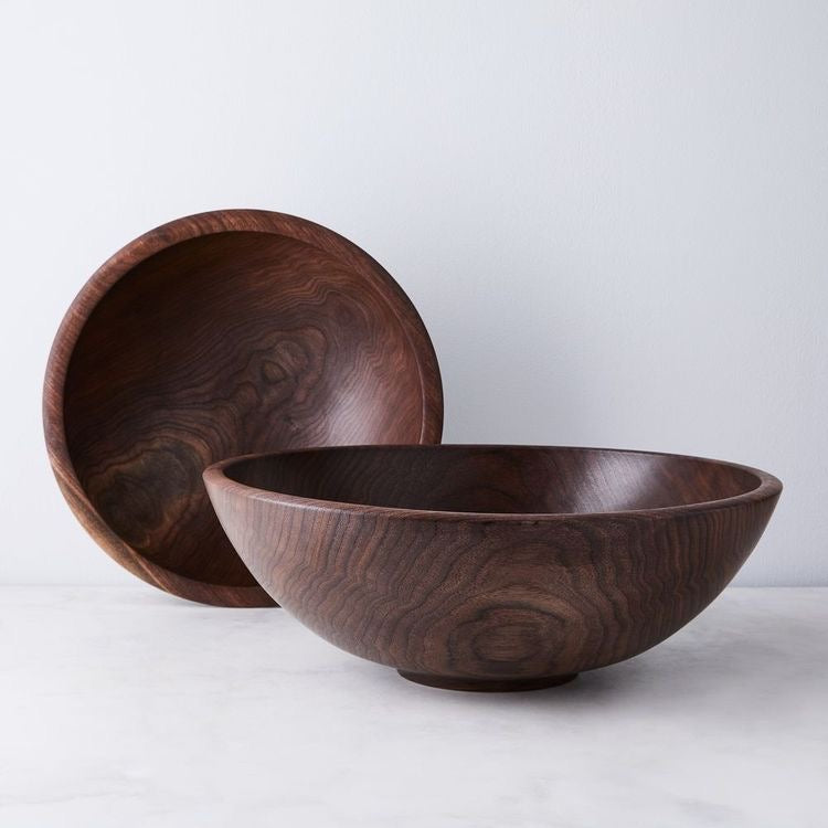 Nested Wooden Bowl Set