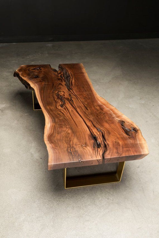 Rustic Elegance Live Edge Table