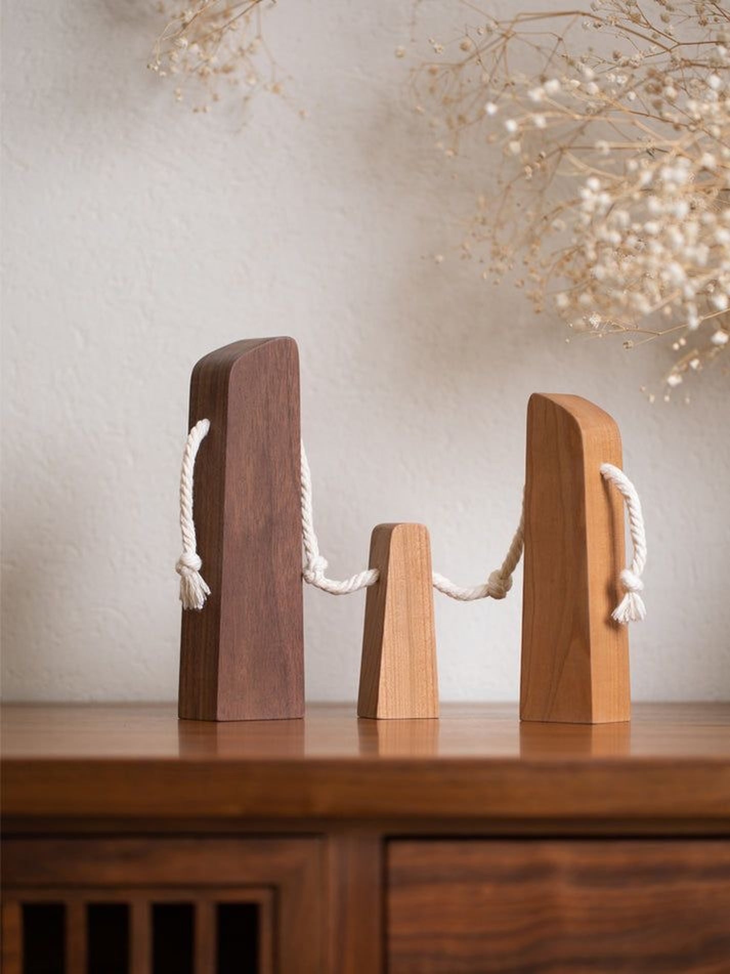 Wooden Family Sculpture – Bonded Together