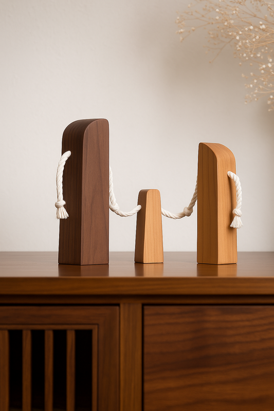 Wooden Family Sculpture – Bonded Together